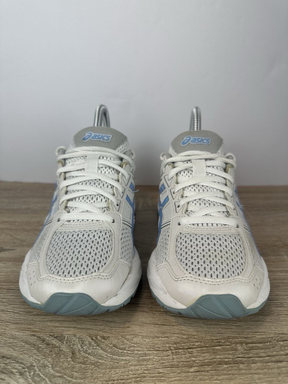 ASICS Gel Contend 4 Women’s Athletic Running Sneakers White Blue US 7 EU 38